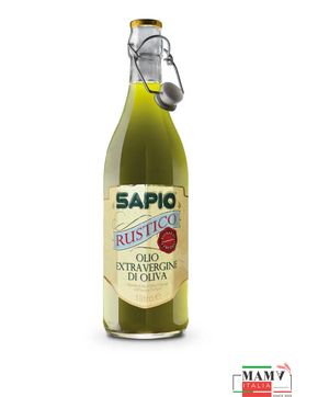 Масло оливковое первого холодного отжима высшего качества нерафинированное нефильтрованное Rustico 1л Sapio